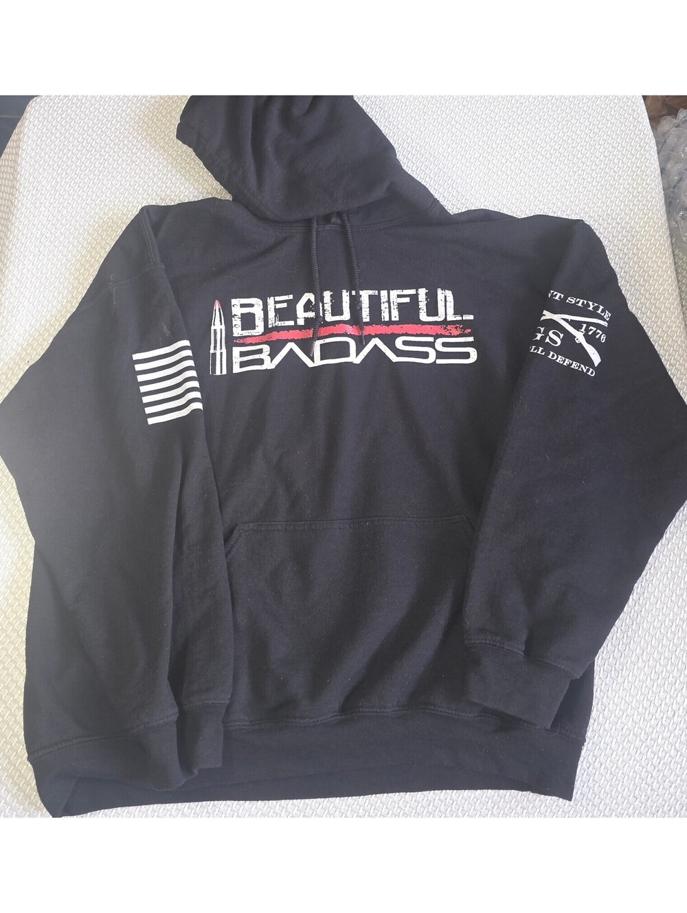 Front style beautiful badass sweatshirt size XL